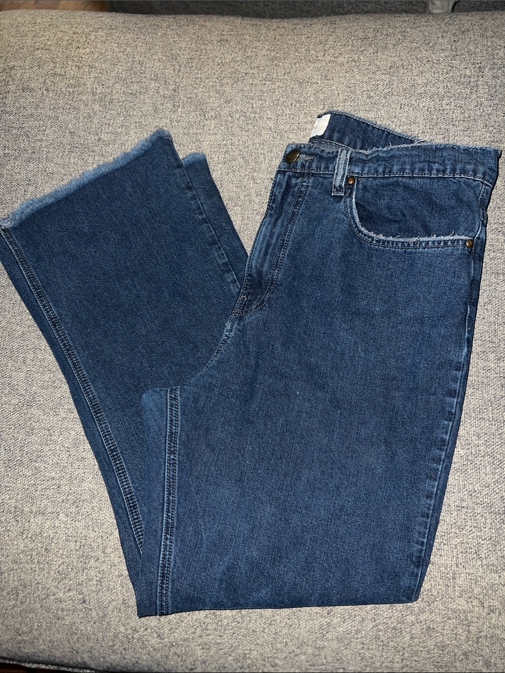 THE GREAT. Mid Wash Blue High-Rise Jeans 31